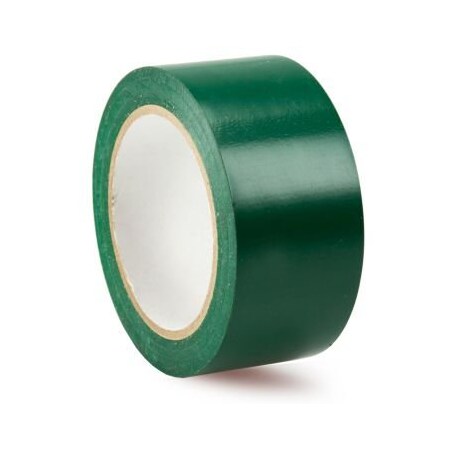 Accuform Pipe Marking Tape, SelfAdhesive, Green, 2 in Width, 108 ft Length, 6 mil Thickness, Vinyl PTM623GN